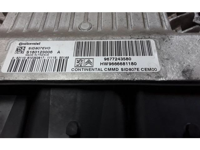 Řídící jednotka 9677243580 Peugeot 508 2011
