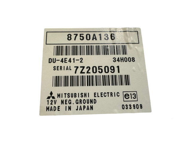 Дисплей 8750A136, 7Z205091 Mitsubishi Grandis