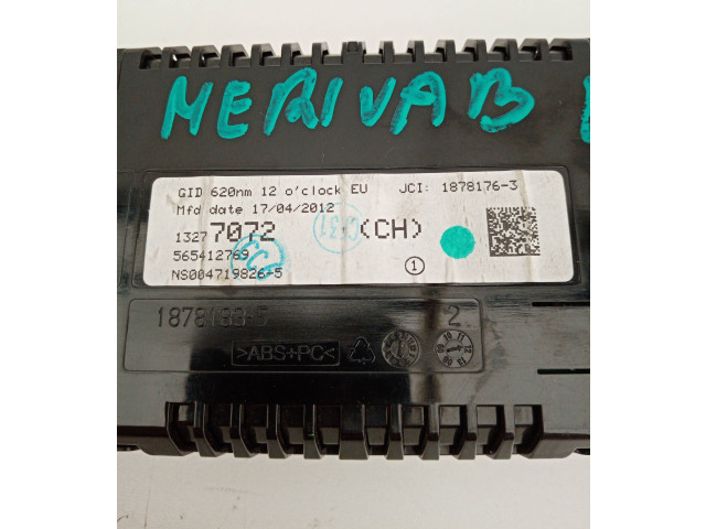 Дисплей 13277072, 5654127990 Opel Meriva B