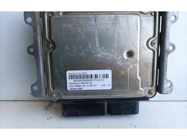 Блок управления двигателем Блок управления 156456D1CBAF Alfa Romeo 166