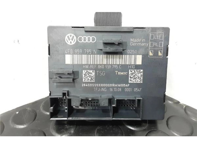 Рулевая рейка Блок управления центрального замка 4F0959795N, 4F0959795N Audi A4 Allroad - года