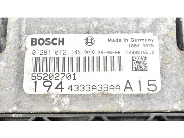 Řídící jednotka 55202701, 55202701 Fiat Croma 2005