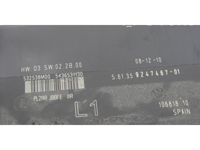 Блок комфорта 9247467, 5436531130 BMW 1 E82 E88