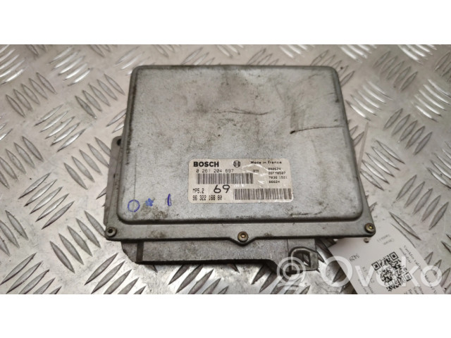 Блок управления двигателя 9632216680, 0261204697 Citroen Xantia