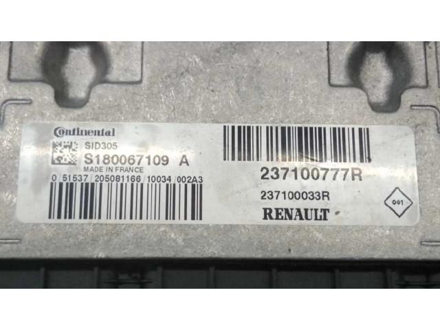 Блок управления двигателя S180067109A, 237100777R   Renault Megane III