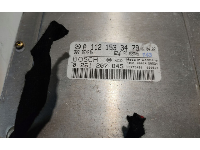 Řídící jednotka A1121533479, 0261207845 Mercedes-Benz S W220 1998