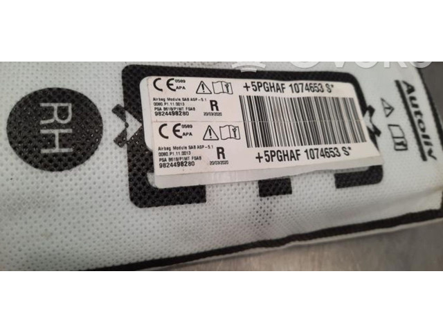 Подушка безопасности в сиденье 9824498280 Citroen C3 Aircross