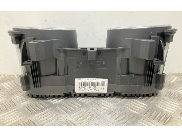 Панель приборов 5L0920940K   Skoda Yeti (5L)       