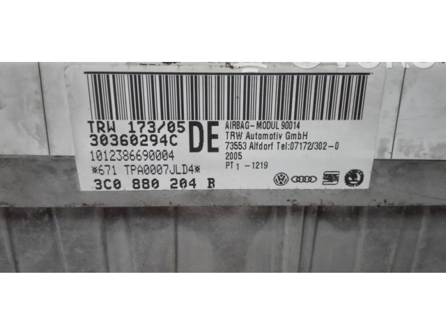 Подушка безопасности пассажира 3C0880204B   Volkswagen PASSAT B6