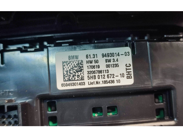 Блок управления климат-контролем 61319493014, 61316996006   BMW X3 G01