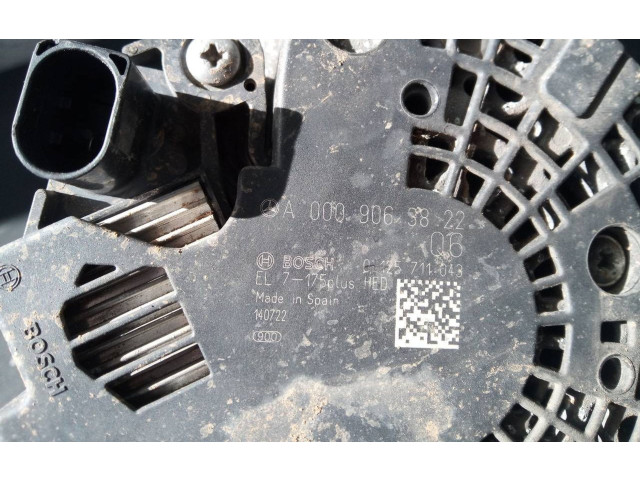 Генератор A0009063822, P3-A5-17-1   Mercedes-Benz A W176      
