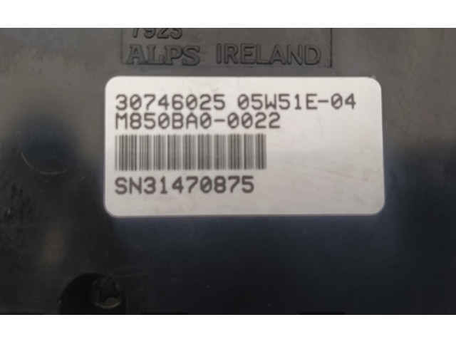 Блок управления климат-контролем 30746101   Volvo XC90