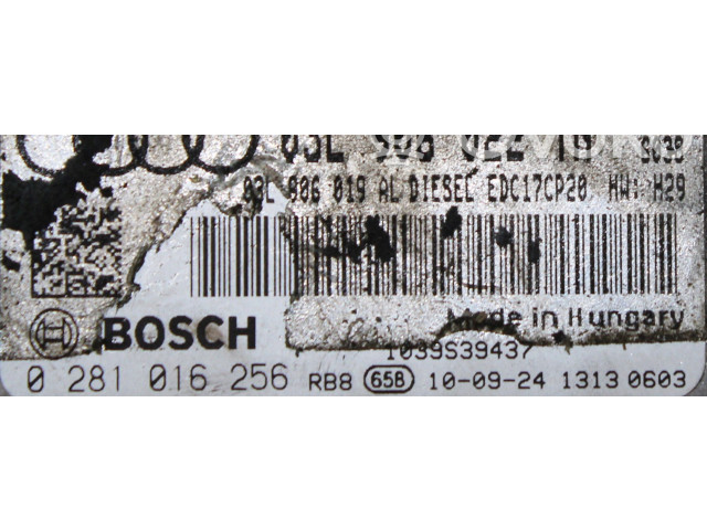 Блок управления двигателя 03L906022TN, 0281016256 Audi A4 Allroad