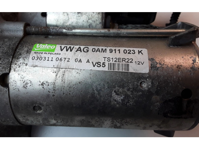 Турбина Стартер Skoda Octavia Mk2 (1Z)  0AM911023K   для двигателя CAXA      