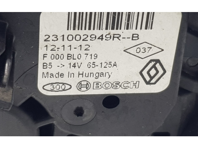 Генератор 231002949R, 231002949R Dacia Sandero