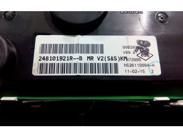 Панель приборов 248101921R, NS26110094H Dacia Lodgy