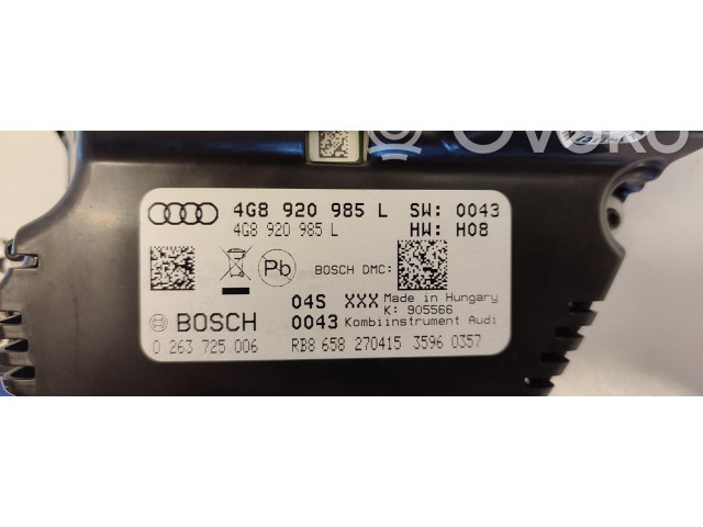 Панель приборов 4G8920985L Audi A7 S7 4G