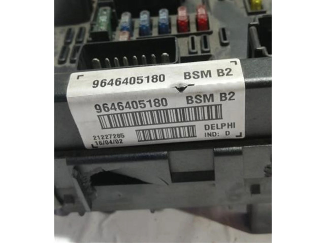 Pojistková skříňka 9646405180, 9646405180 Peugeot 307 2002