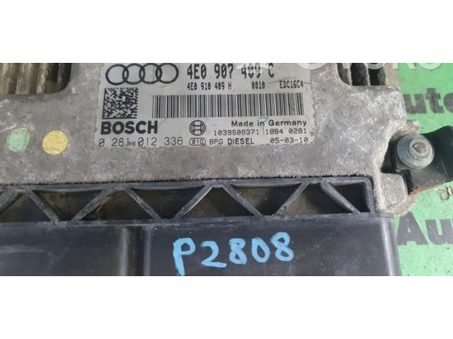 Řídící jednotka 0281012336, 4E0907409C Audi A8 S8 D3 4E 2003