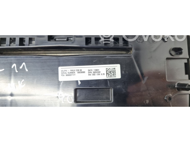 Блок управления климат-контролем 9666027177 Citroen C4 II