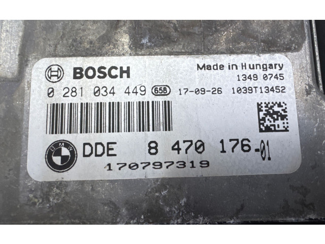 Řídící jednotka 8470176, 0281034449 BMW 2 F46 2017