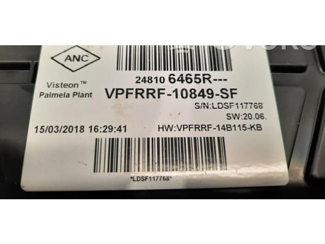 Спидометр (приборный щиток) 248106465R   Renault Trafic III (X82)