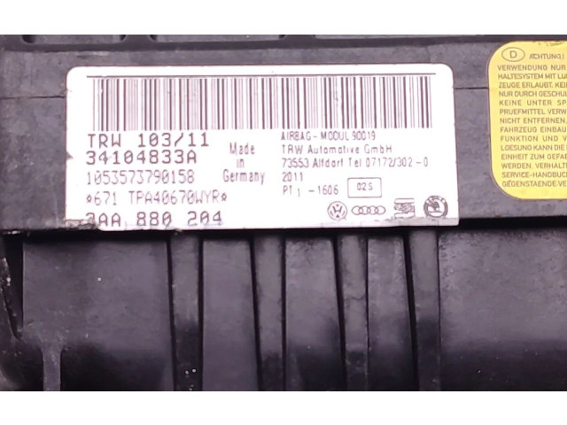 Подушка безопасности пассажира 3AA880204   Volkswagen Passat Alltrack