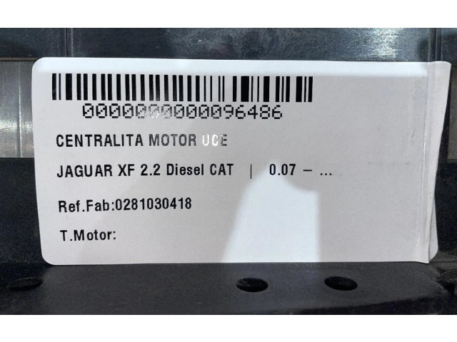 Řídící jednotka 0281030418, EX2312C520V Jaguar XF X250 2009