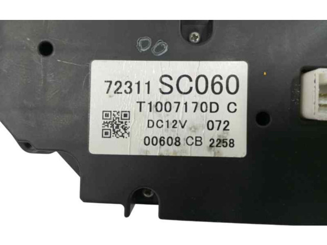 Блок управления климат-контролем 72311SC060   Subaru Forester SH