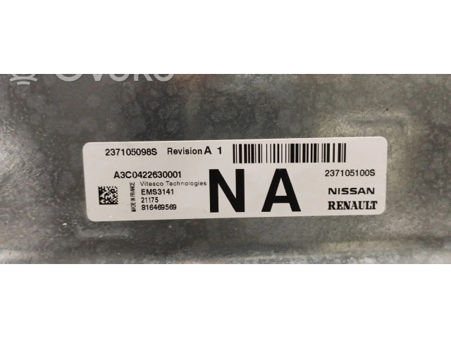 Блок управления двигателя 237105098S Dacia Duster II