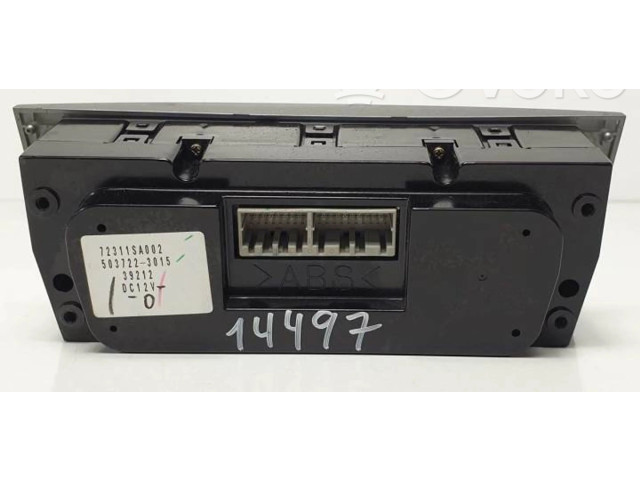 Блок управления климат-контролем 5037223015, 72311SA002   Subaru Forester SG