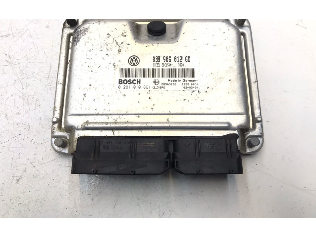 Комплект блоков управления 038906012GD, 4B0905851C Skoda Fabia Mk1 (6Y)