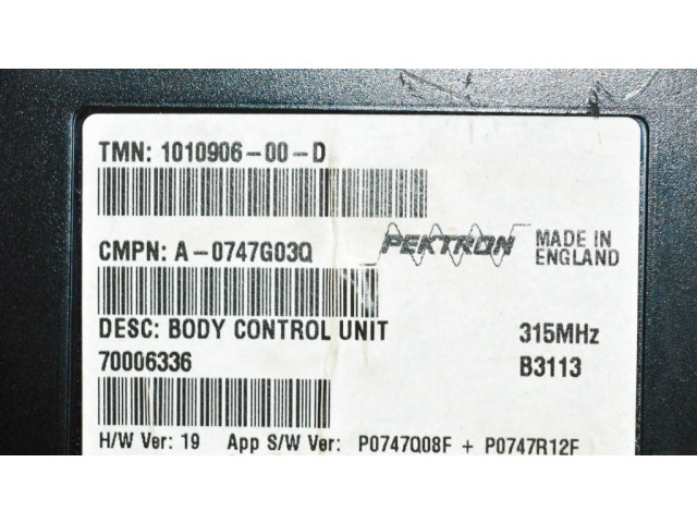 Блок комфорта 101090600D Tesla Model S