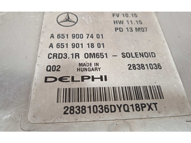 Řídící jednotka A6519007401, 28381036 Mercedes-Benz GLK (X204) 2012