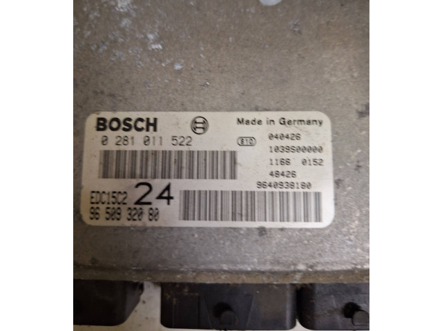 Řídící jednotka 0281011522, 9650932080   Fiat Ulysse 2005