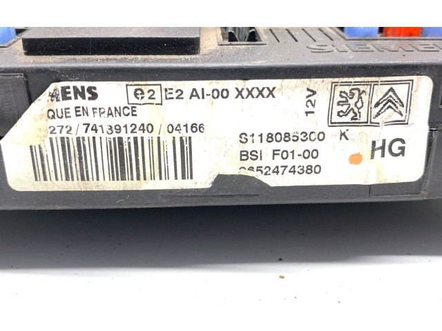 Блок управления 9652474380   Citroen C2