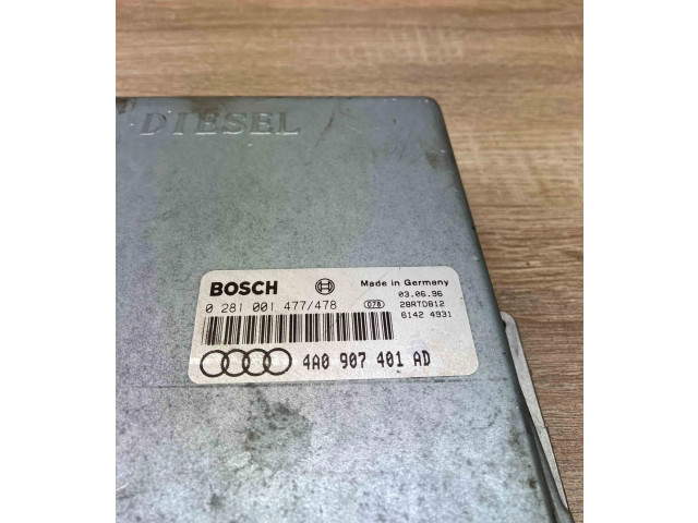 Řídící jednotka 4A0907401AD, 0281001477 Audi A6 S6 C4 4A 1994