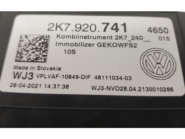 Панель приборов 2K7920741, 2K7920741 Volkswagen Caddy