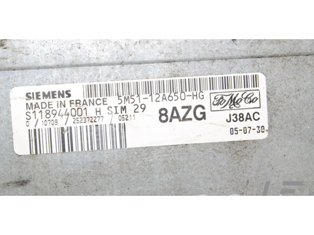 Řídící jednotka 5M5112A650HG Ford Focus C-MAX 2005