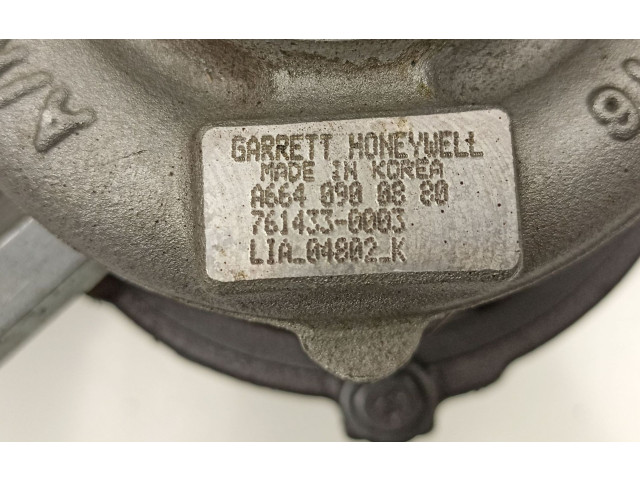 Турбина SsangYong Kyron 6640900880, 7614330003 для двигателя D20DT