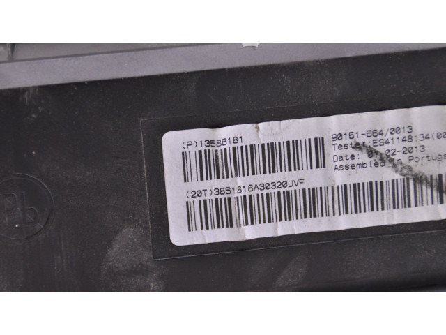 Блок управления климат-контролем 13586181   Opel Meriva B