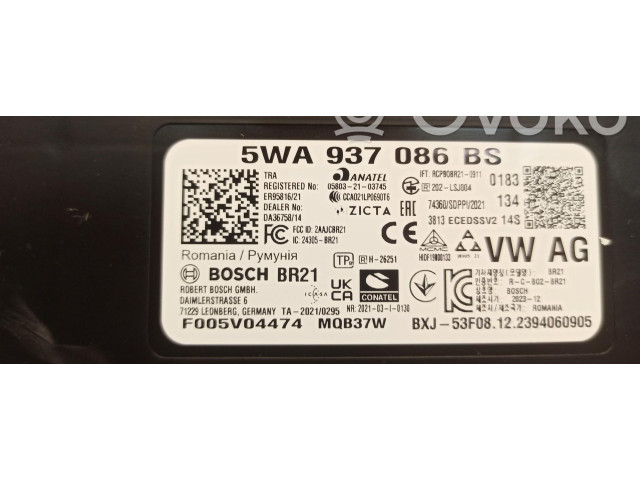 Блок комфорта 5WA937086BS Volkswagen Golf VIII