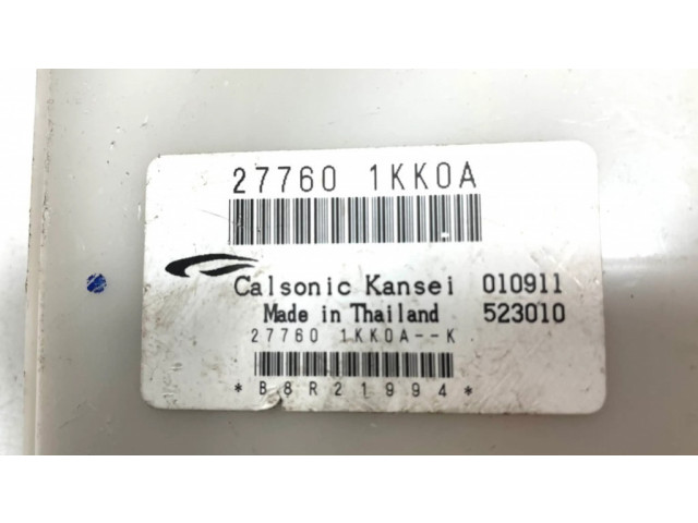 Модуль блока управления кондиционером 277601KK0A, 010911   Nissan Juke I F15