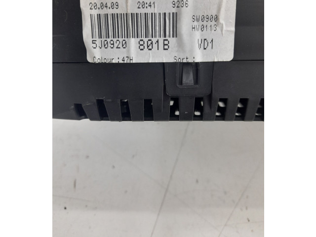 Přístrojová deska Skoda Roomster (5J) 2009 5J0920801B, V2802476