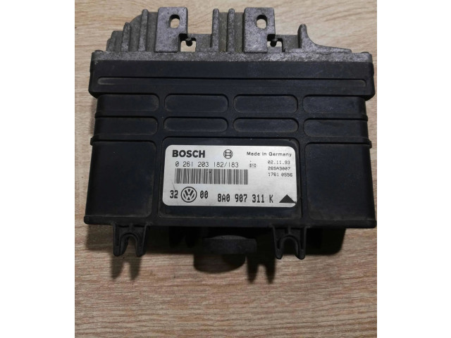 Блок управления двигателем Блок управления 8A0907311K, 0261203182 Volkswagen Golf III