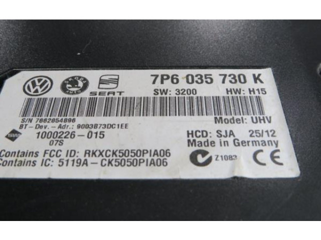 Блок комфорта 7P6, 035   Skoda Superb B6 (3T)   