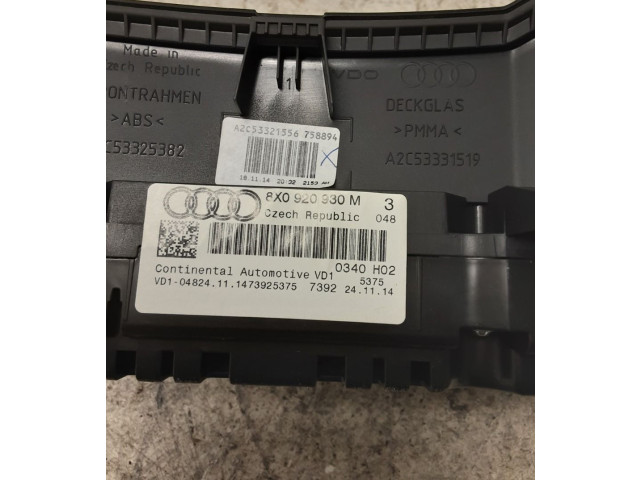 Панель приборов 8X0920930M Audi A1