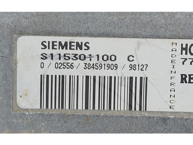 Блок управления двигателем Блок управления S115301100C   Renault Clio I