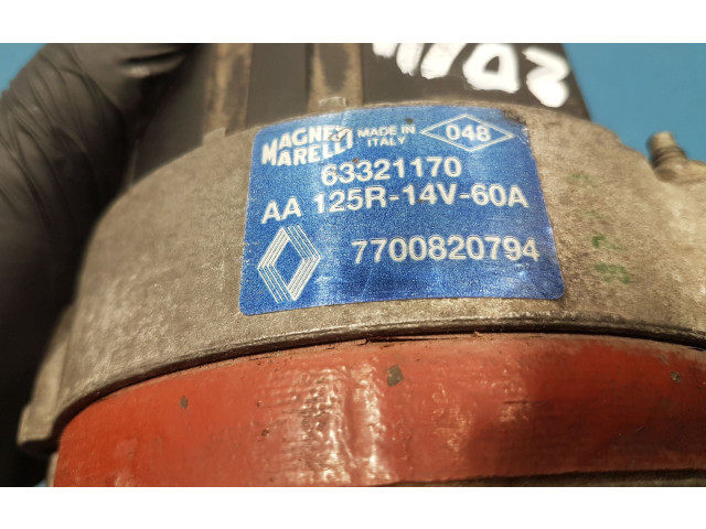Генератор 63321170, 63321170 Renault Twingo I
