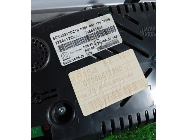 Панель приборов 735651729, 55260384   Jeep Renegade       